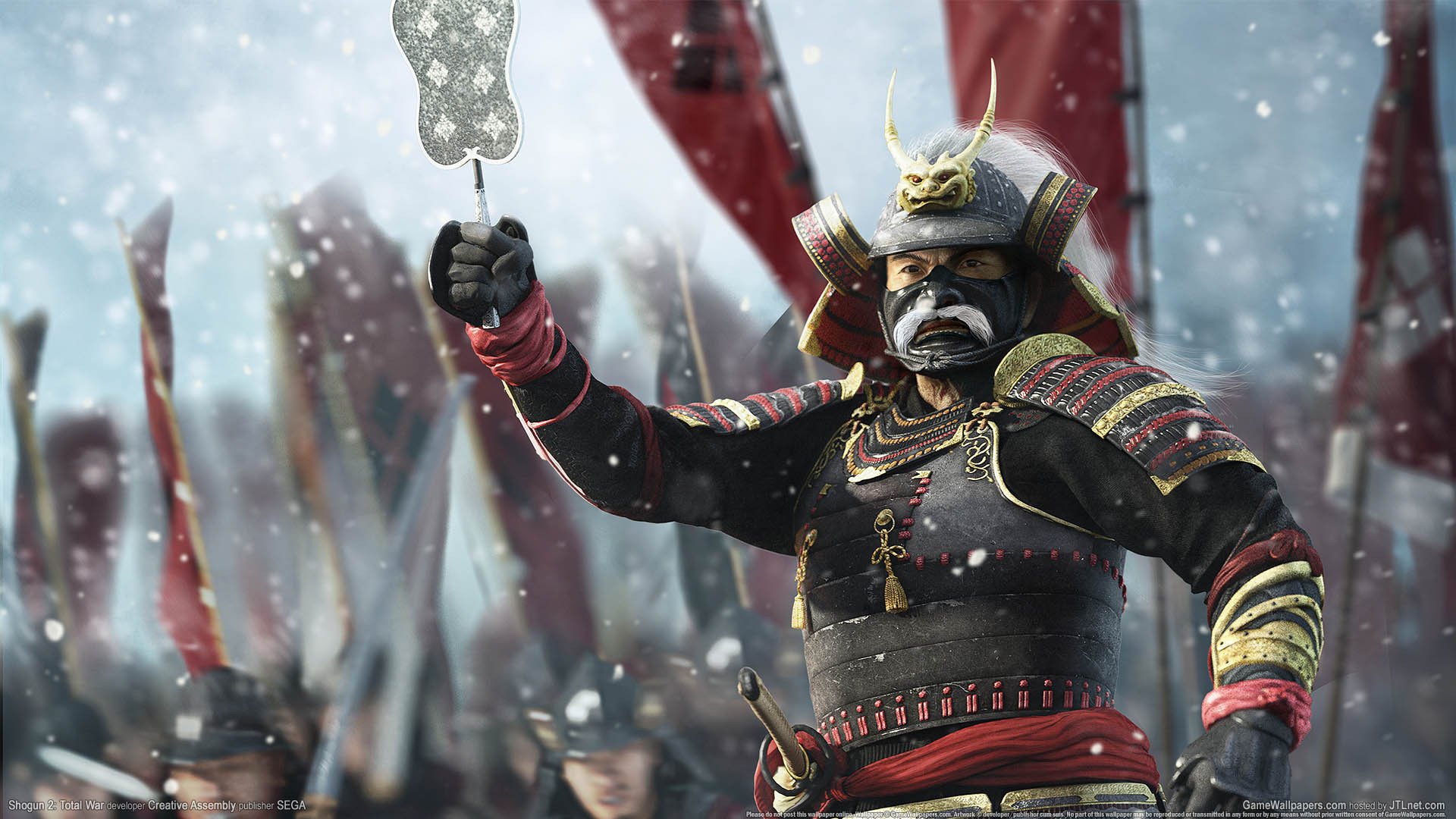 hogun 2 japan strategy total war wallpaper game movies snow winter drawings anime men