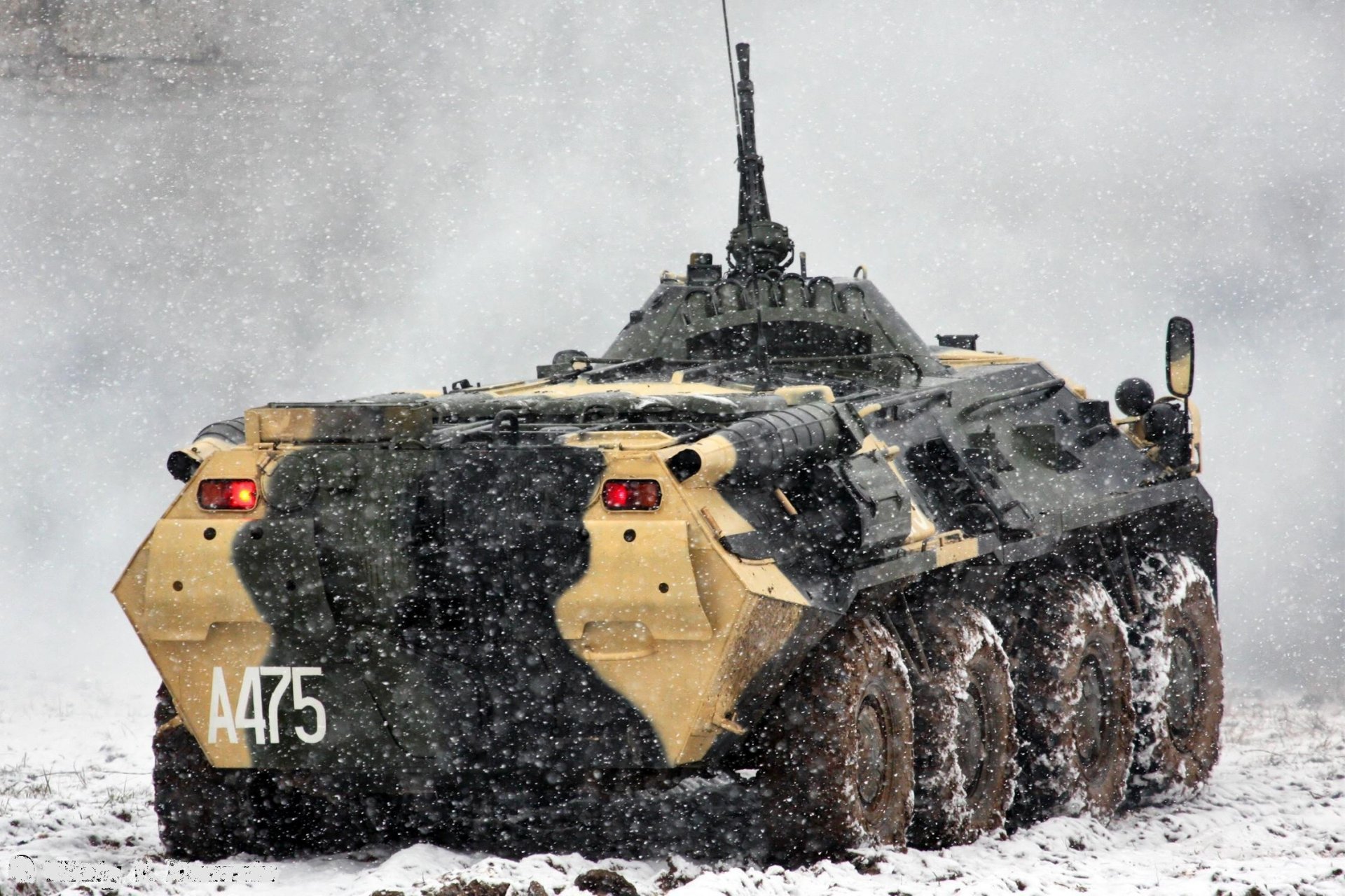 a475 neve inverno apc strada fango equipaggiamento militare