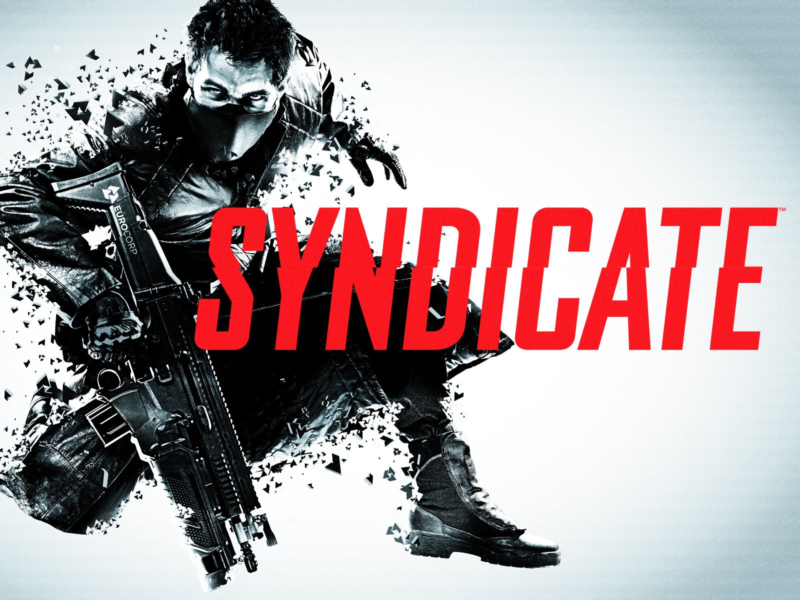 yndicate syndicate cyberpunk corporations implants inscription weapons warrior drawings anime men-a shooter-a