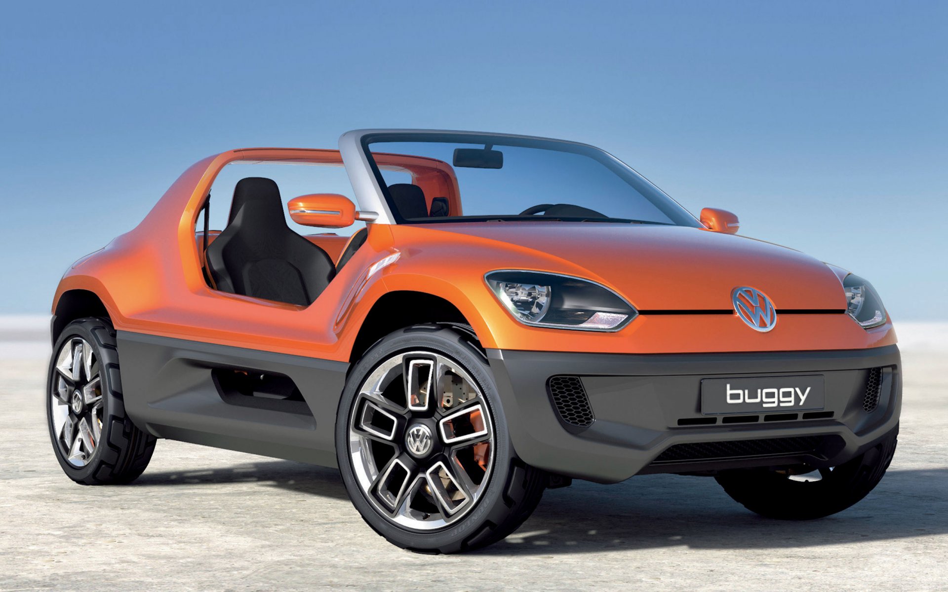 volkswagen buggy concept désert ciel bleu