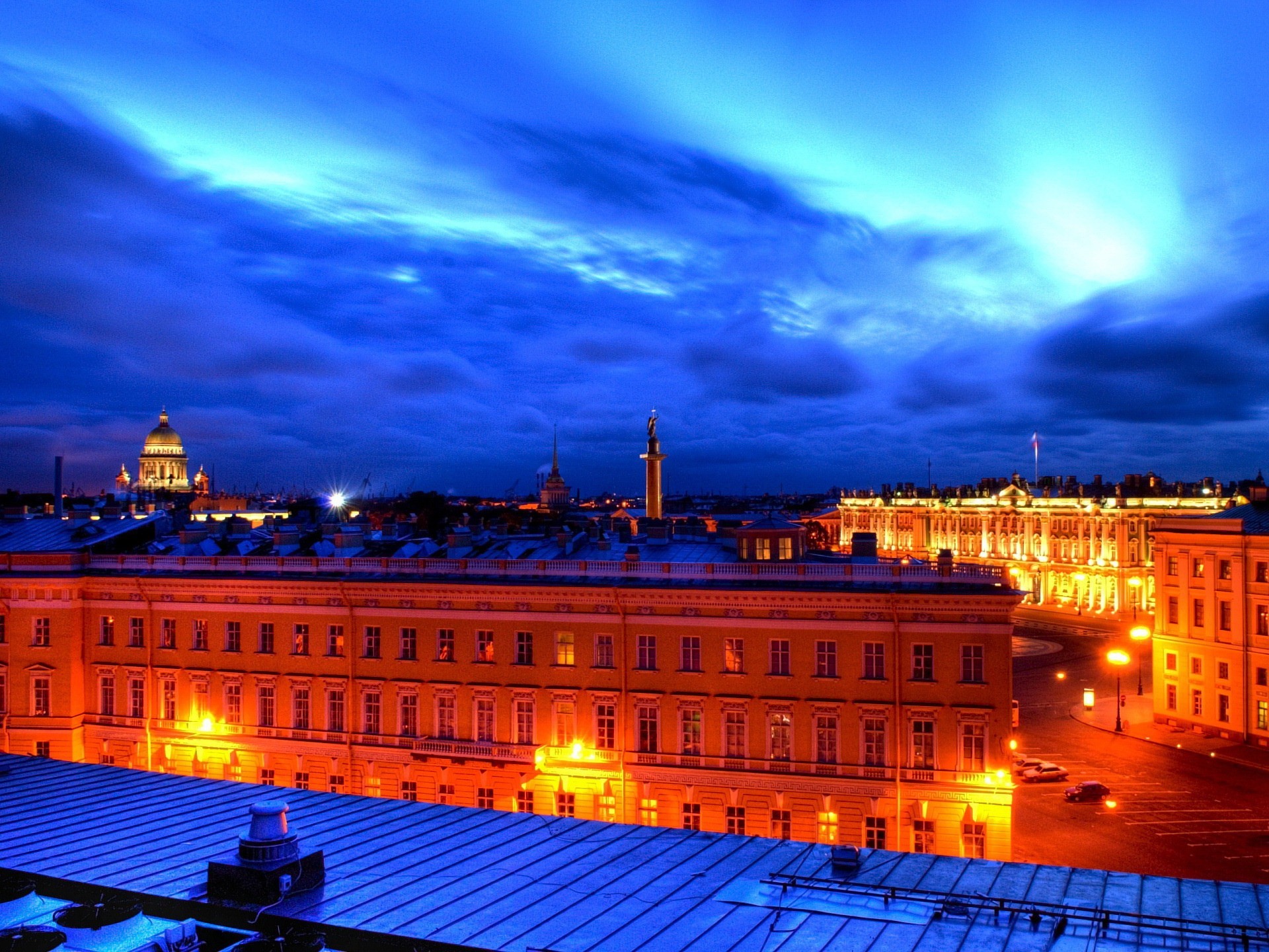 roof peter st. petersburg white night