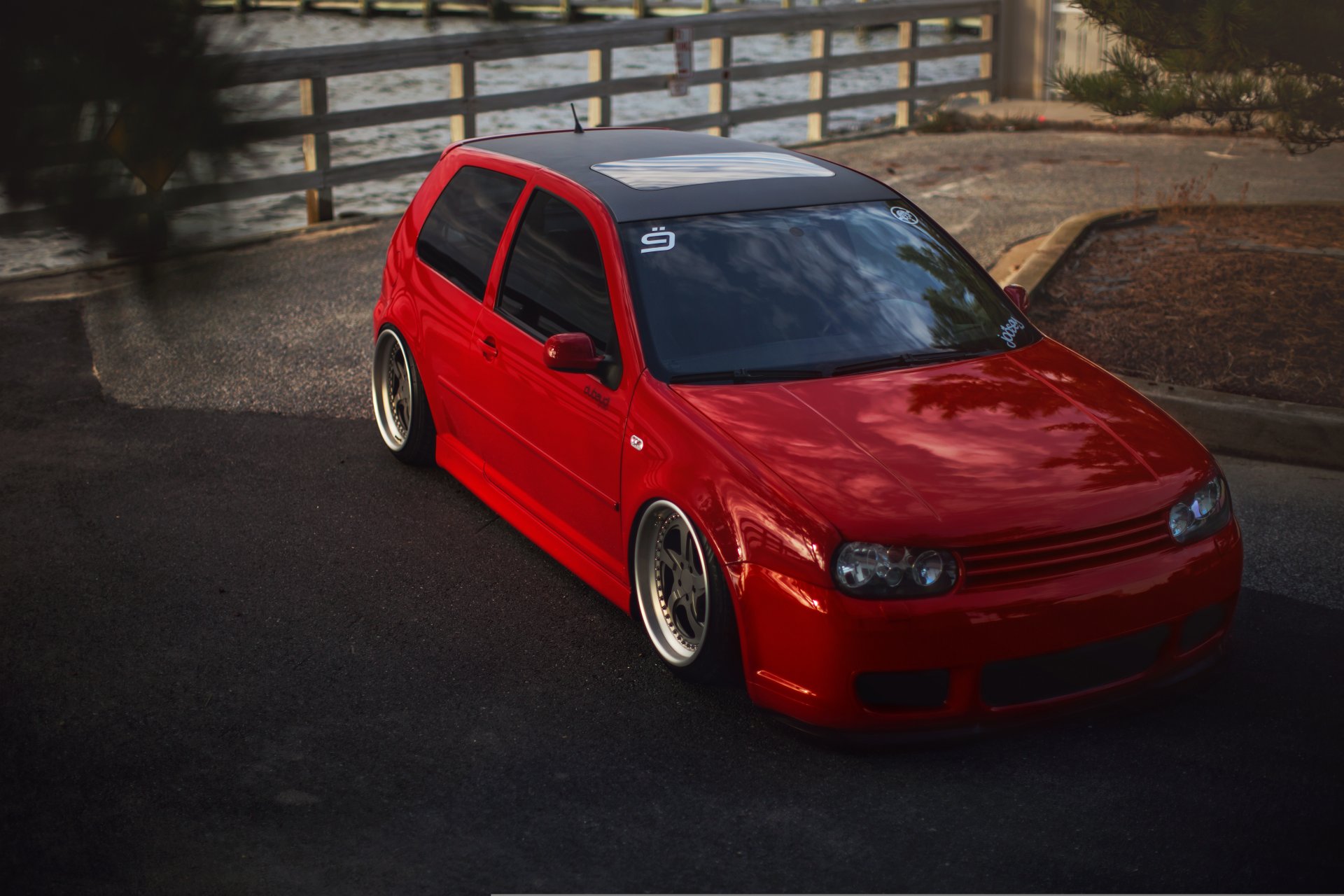 volkswagen golf mk4 rojo posición volkswagen rojo tuning