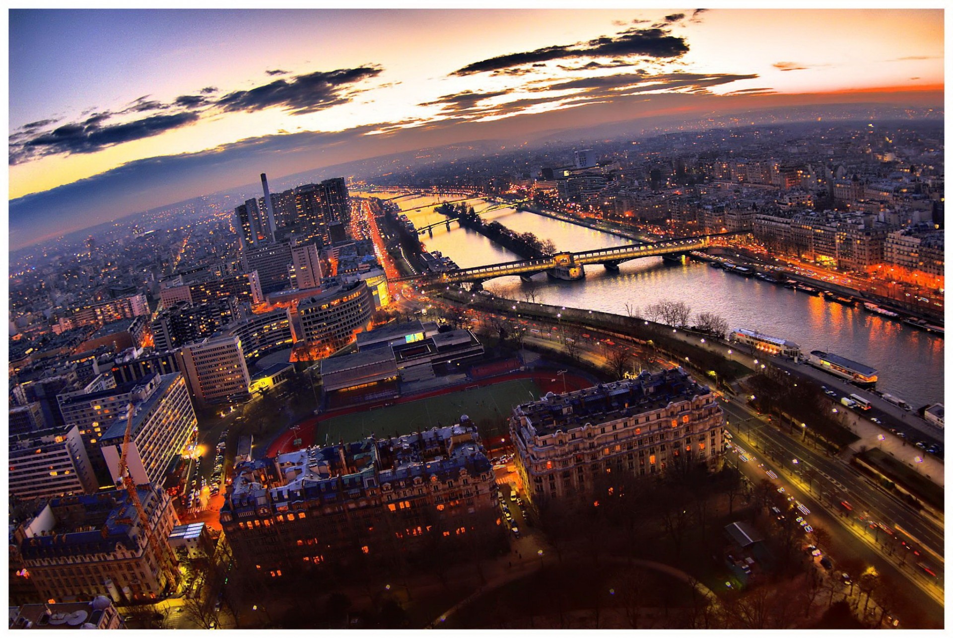 paris soirée lumières