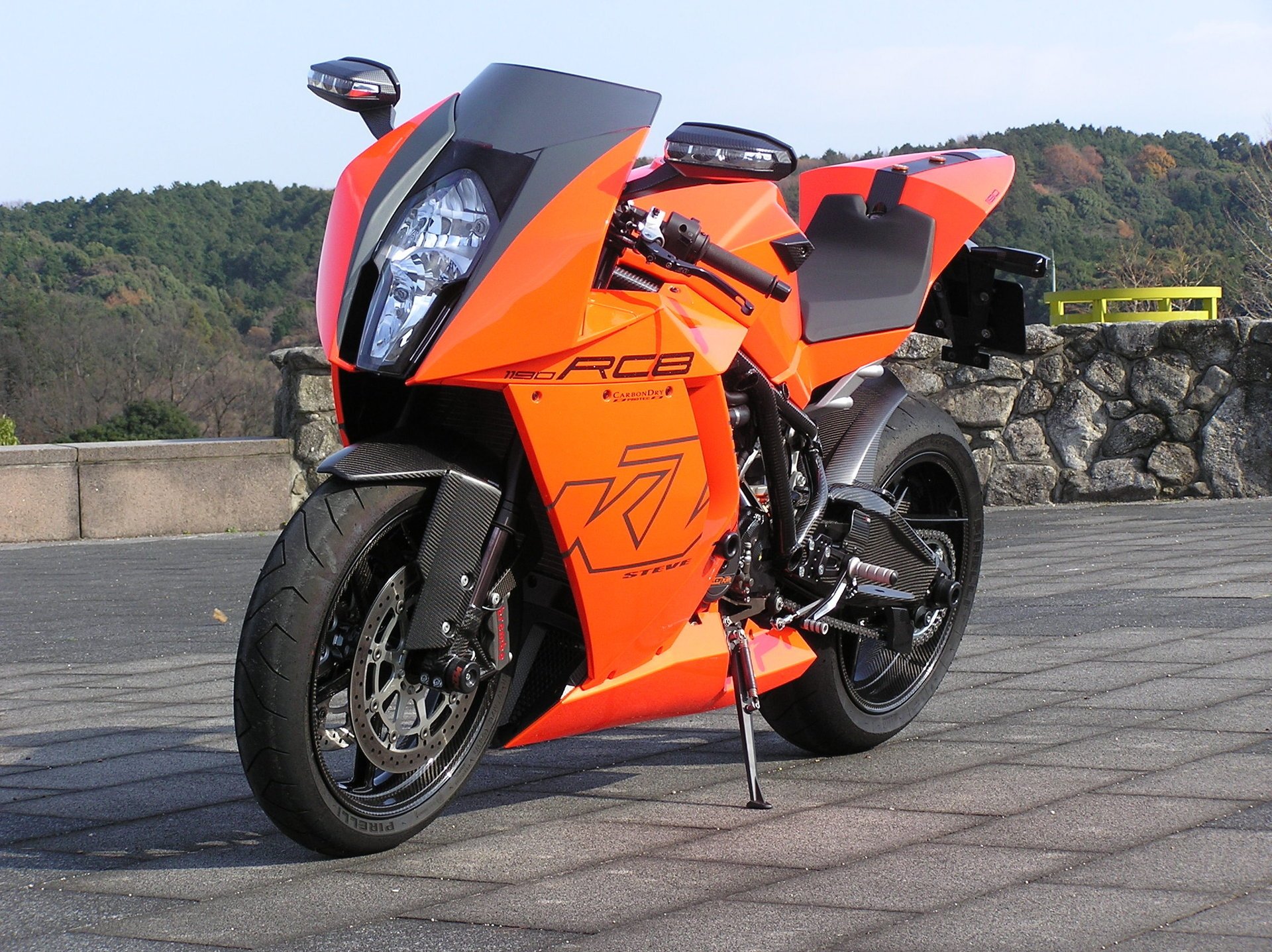 ktm 1190 rc8 2009 ktm sport bike motorcycle moto austria orange motorbike hi-tech bike motor transport