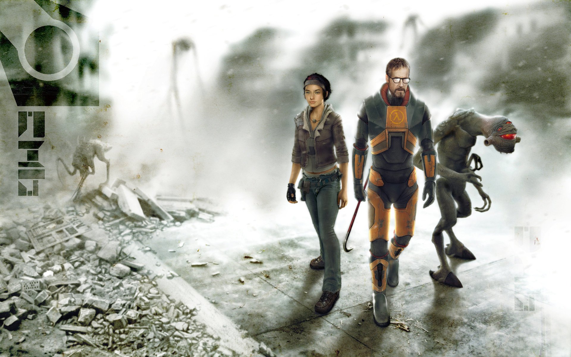 vortigont rosewalins half-life 2 freeman alix ciudad-17 ciudad monstruos juego monstruo gafas