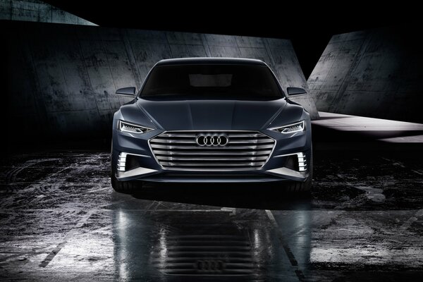 Coche de Audi en gris