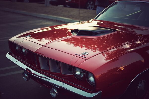 Hemi Cuda Oldtimer Haube