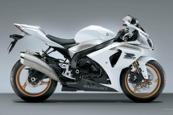 Hi-tech Motobike en blanc