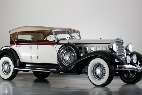 Vintage belle voiture limousine