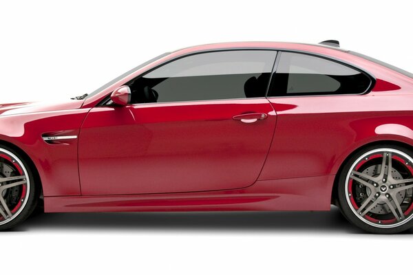 Roter bmw m3 Doppelsitzer