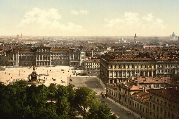 Ancienne photo de Saint-Pétersbourg