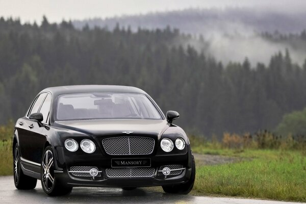 Lujo oscuro lujo auto Bentley