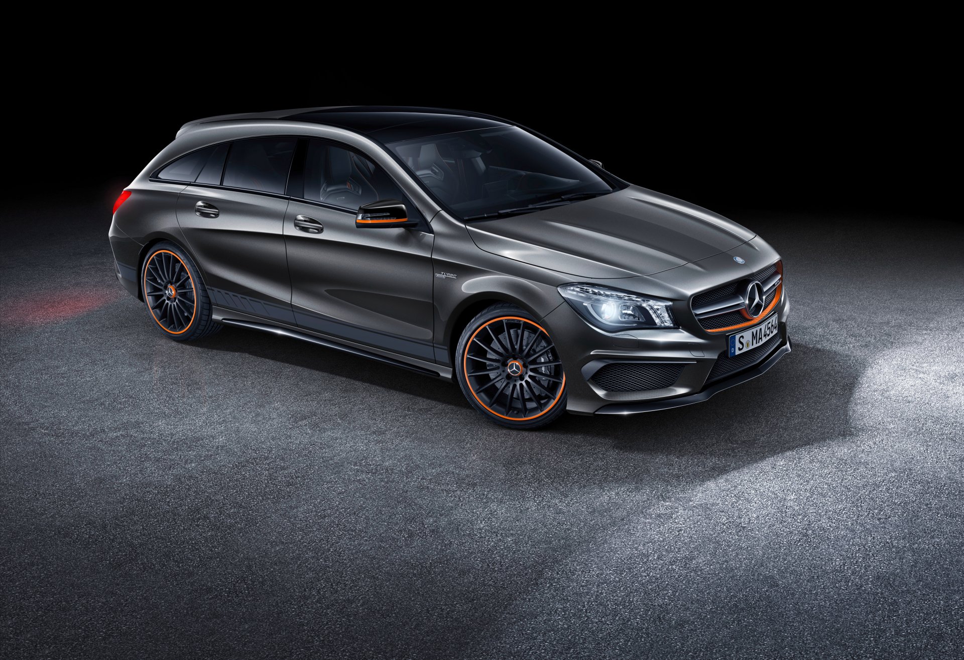 2015 mercedes amg cla 45 shooting brake orange x117 mercedes amg