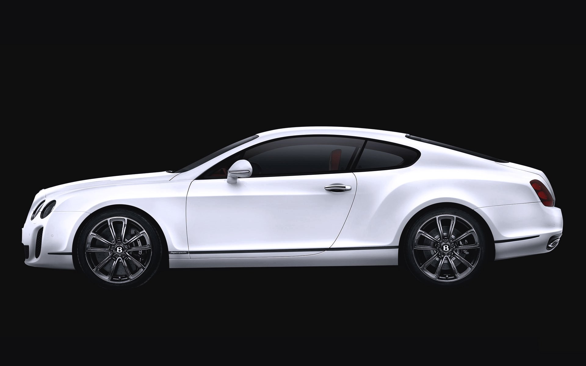 bentley continental gt ss macchina vista laterale bianco kupe bentley