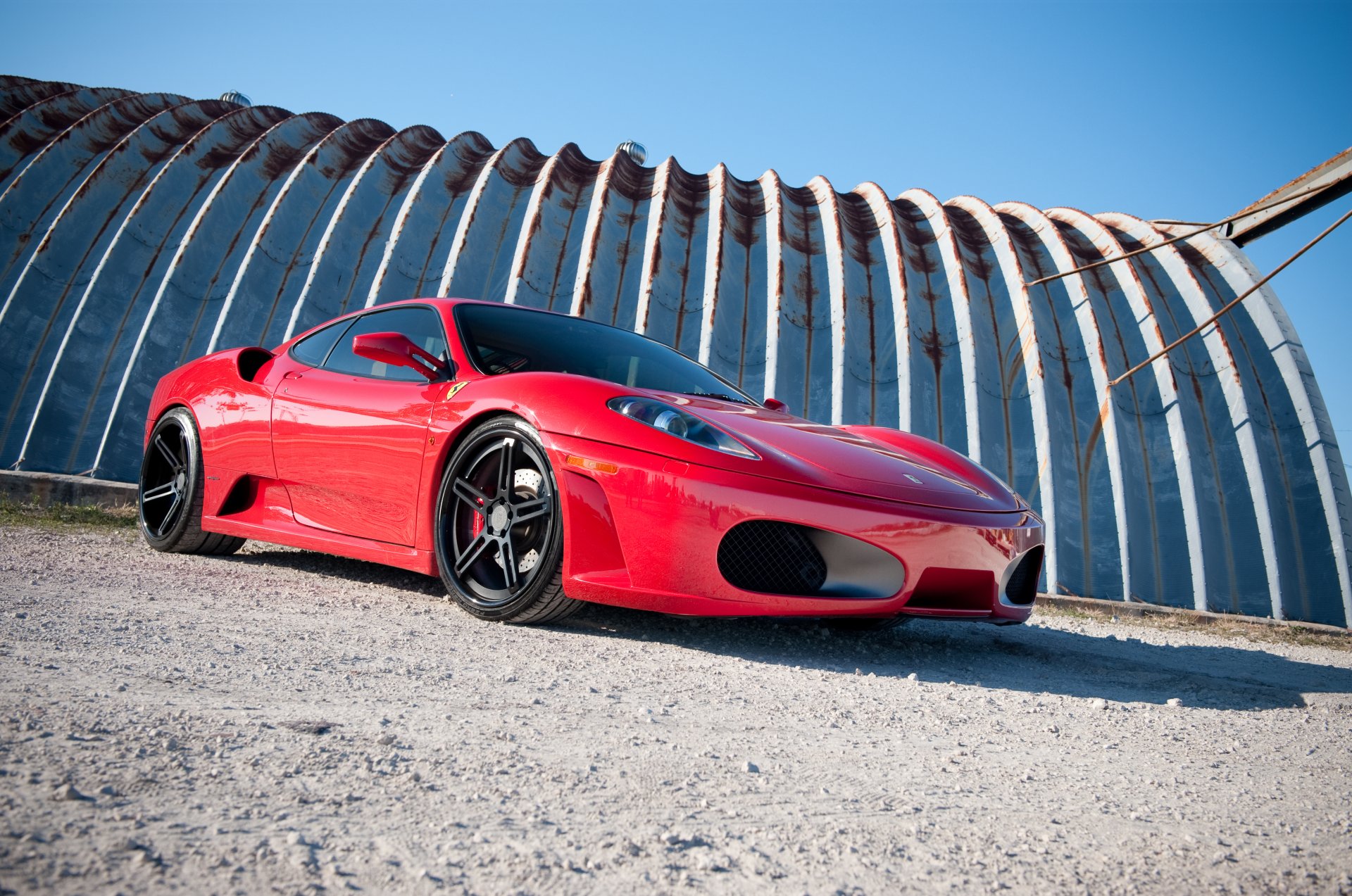 ferrari f430 red ferrari f430 red shadow sky