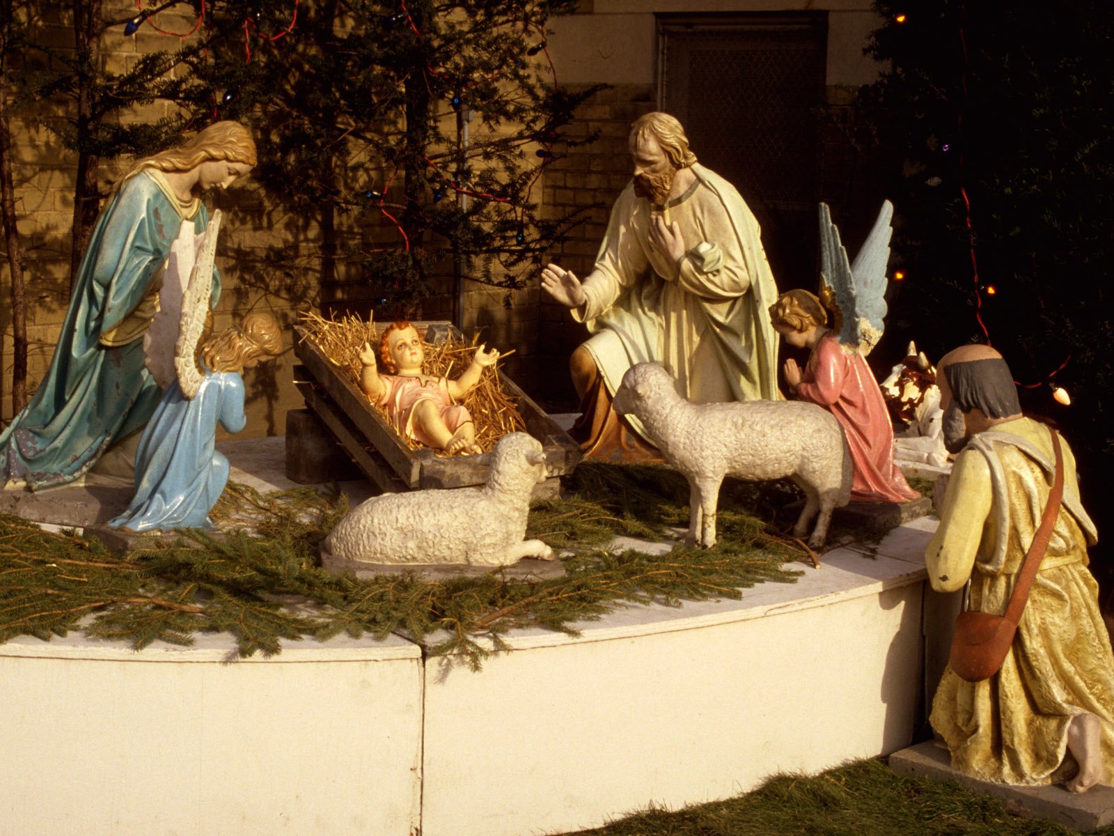 familia navidad figuras estado de ánimo historia ovejas niño padre ángeles religión