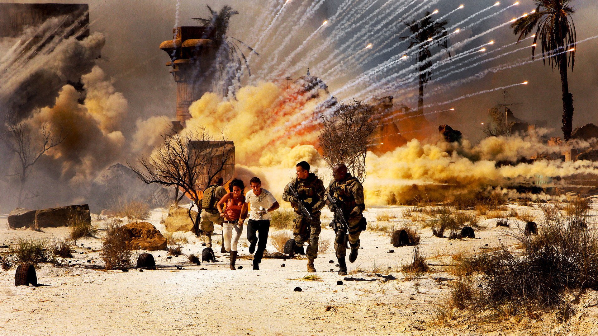 transformers 2 egipto militar explosión humo megan fox películas