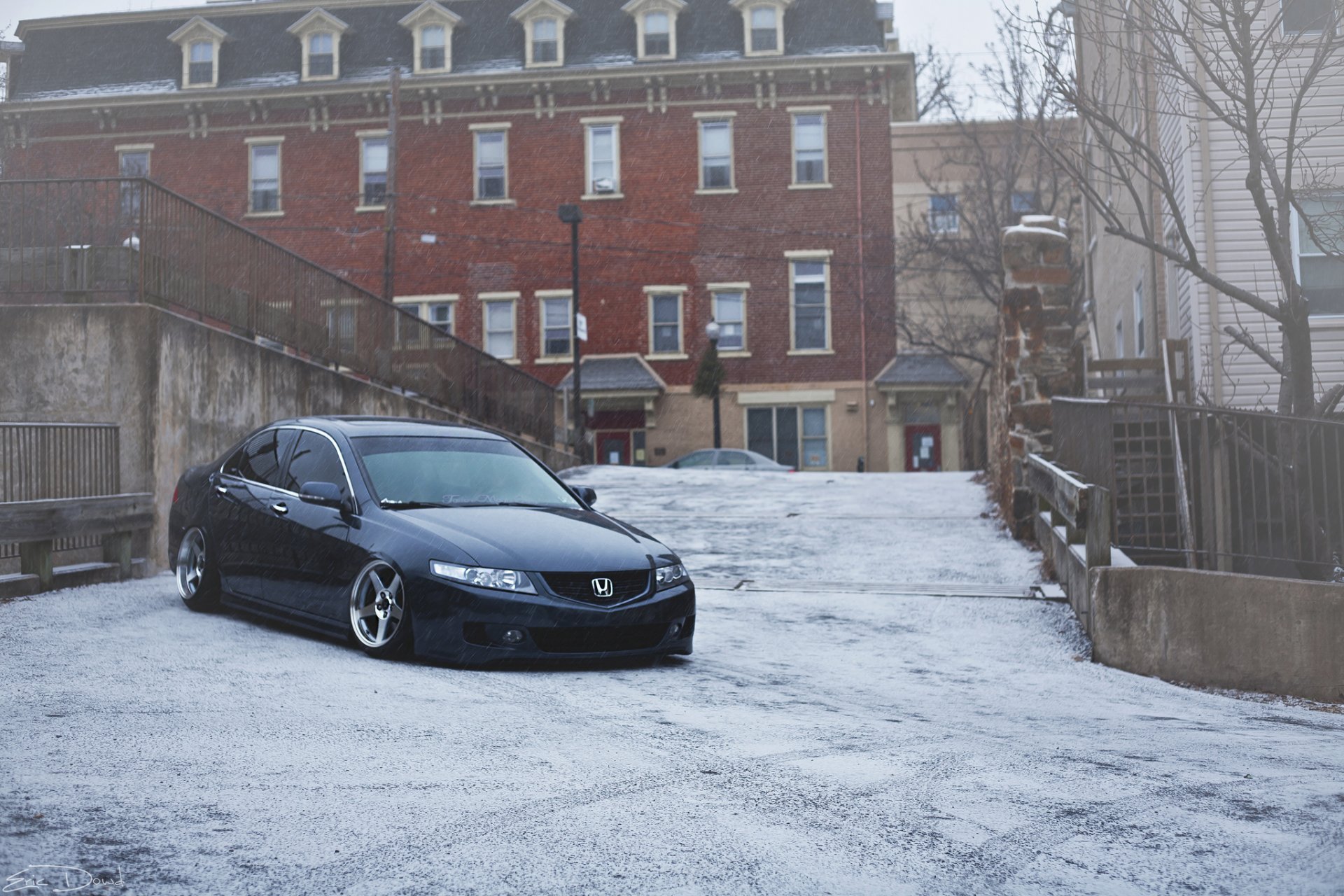 honda accord position ville hiver neige