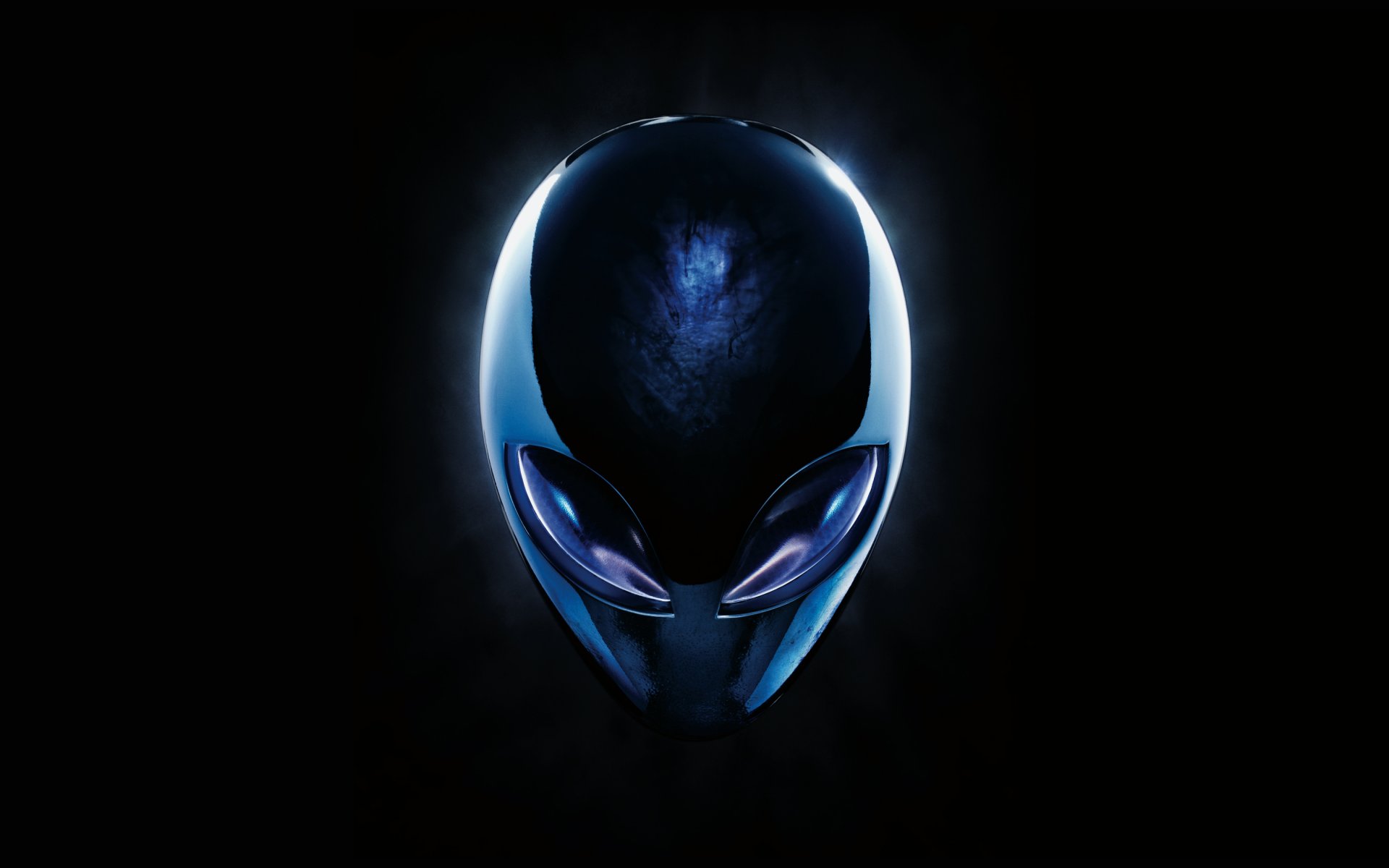 minimalismus alienware ufo alien alien hightech grau kopf augen hintergrund logo fantasie cyborgs androiden