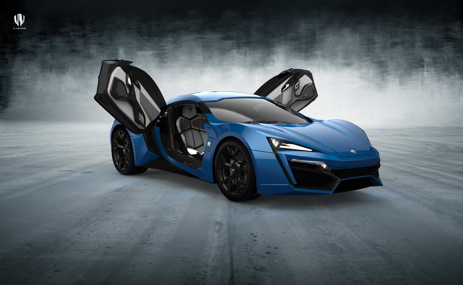 w motors lykan hypersport 2014 azul