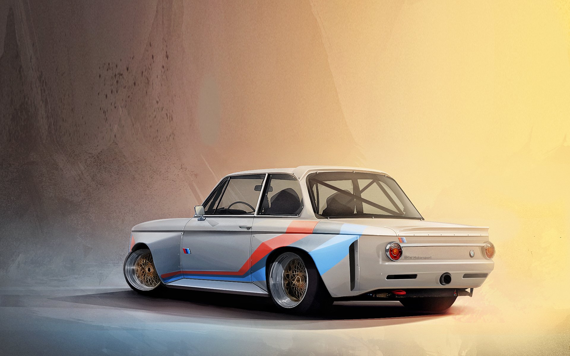 bmw 1600 voiture 3d vieux modèle bmw motorsport