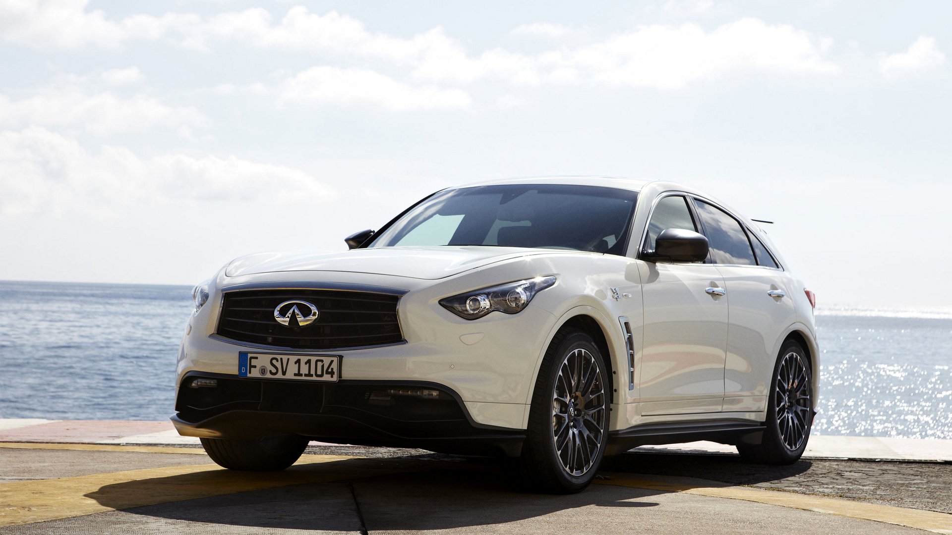 infiniti cytat fx50 vettel edition morze krajobraz