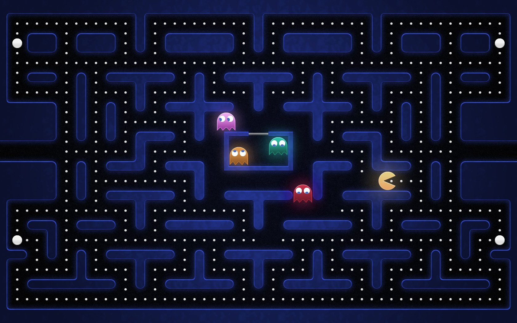 pac man pac-man game ghosts maze