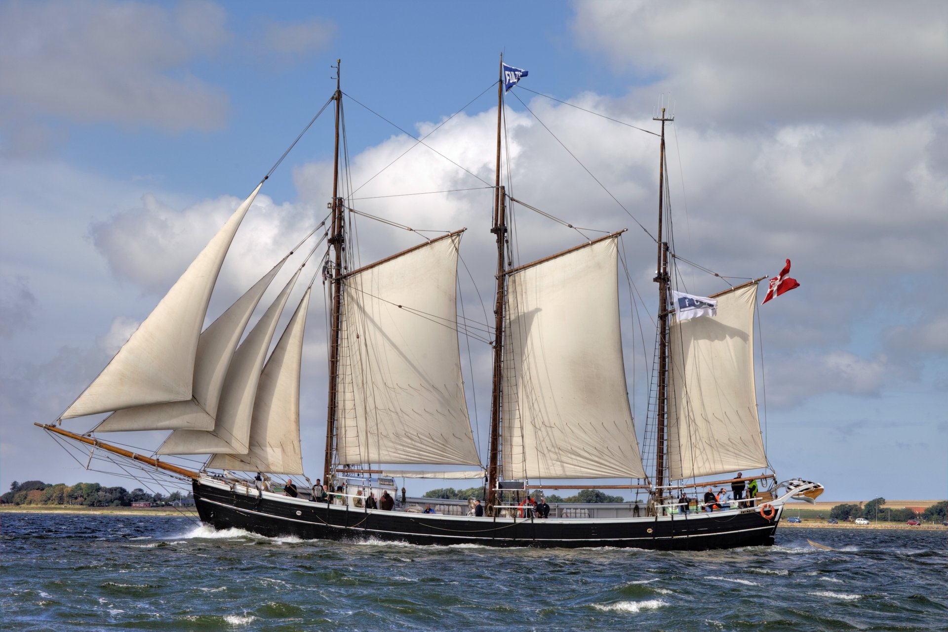 fulton schooner sailboats sail