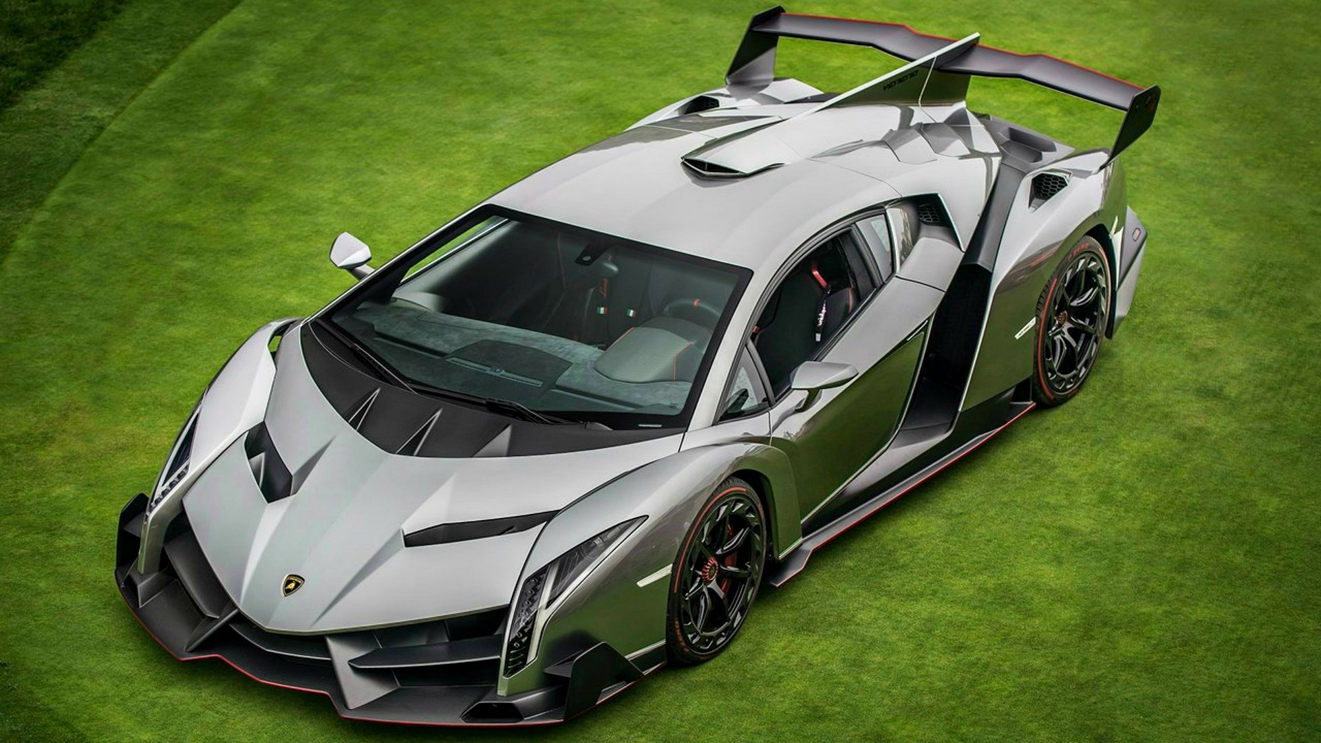 lamborghini veneno veneno supercar auto lamborghini grün oben