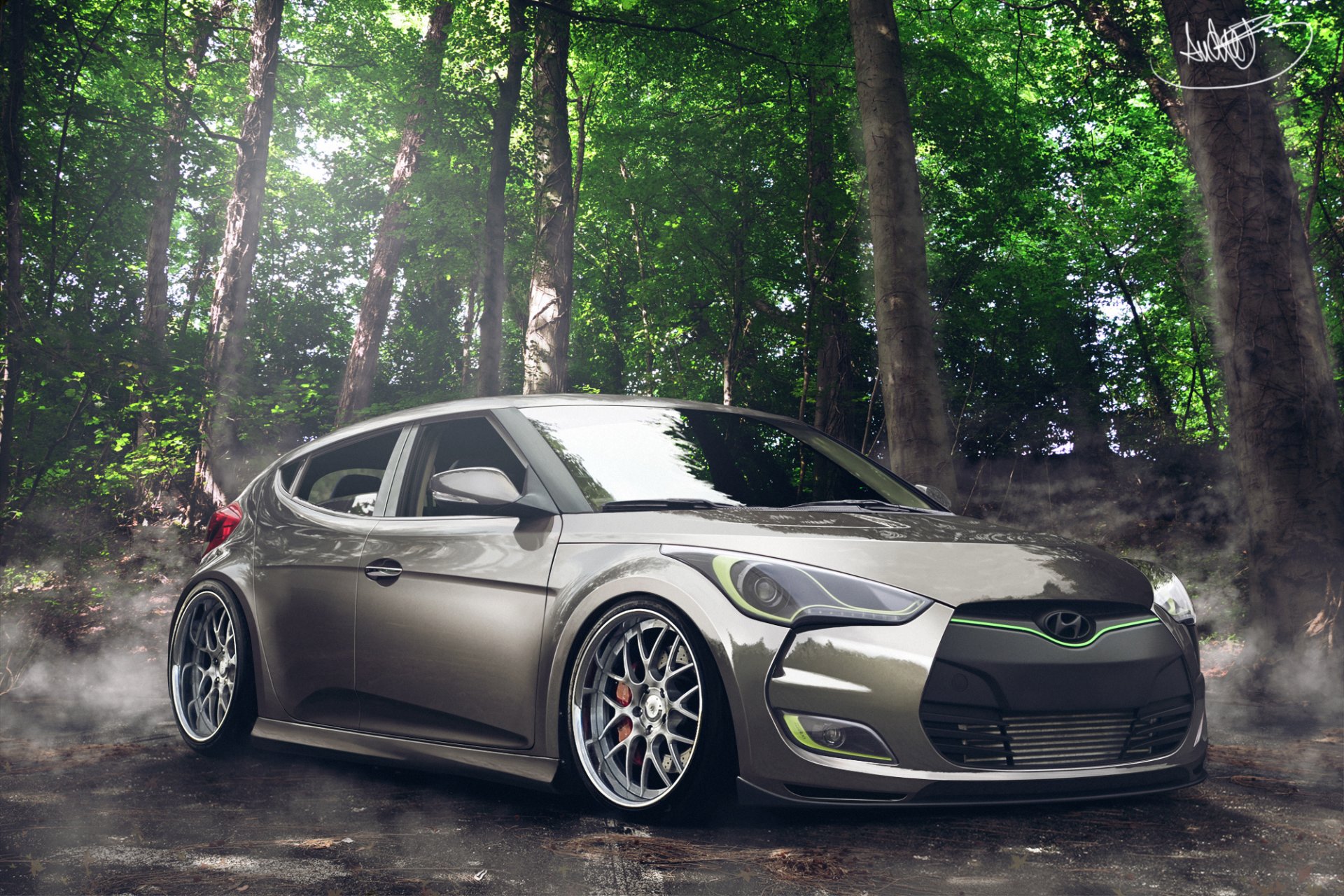 hyundai veloster tuning par asoare