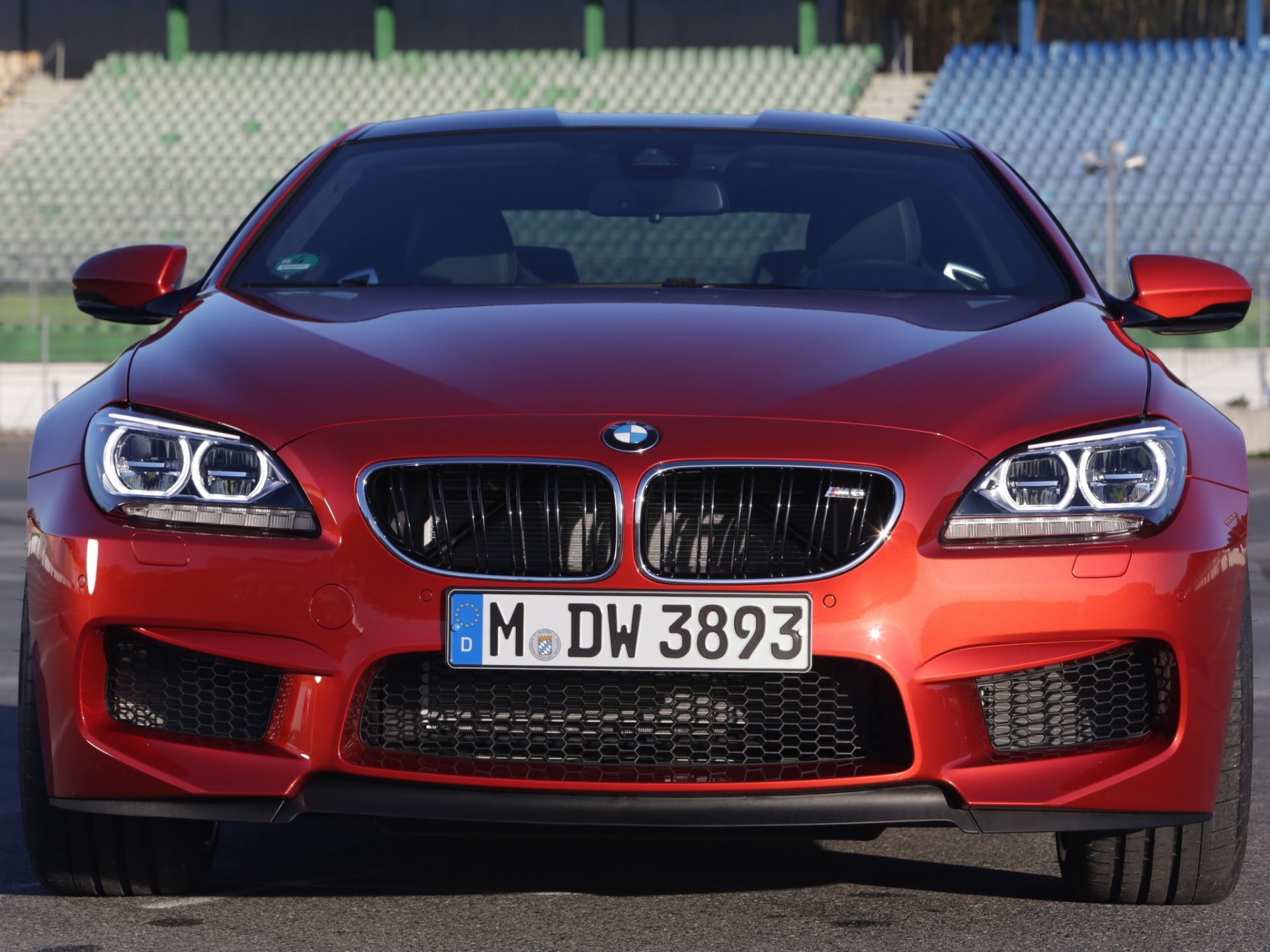 bmw m6 coupe package competition car front red headlights grille front