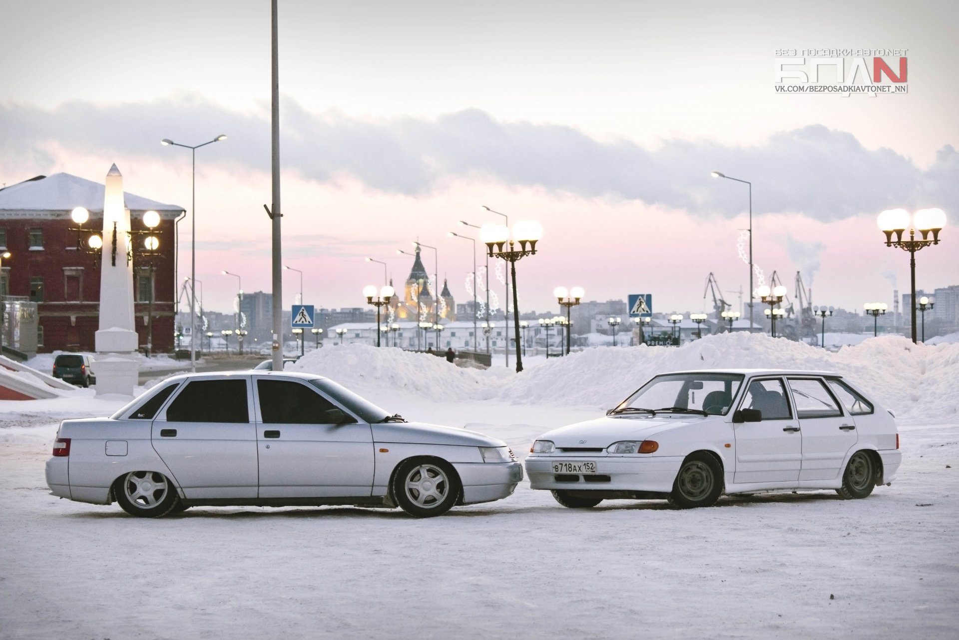 vaz bpan lada auto car city vaz-2114 samara winter houses white