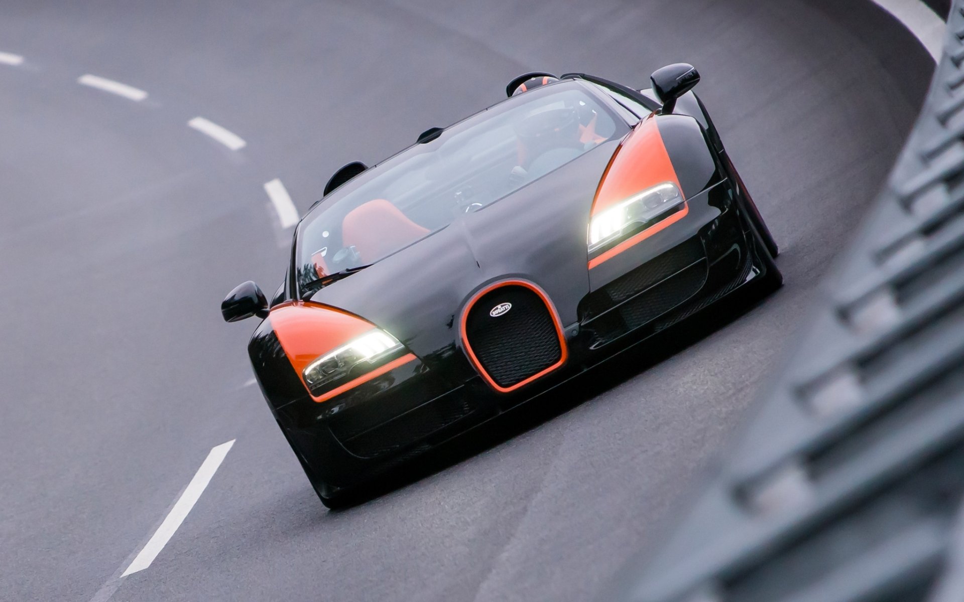 bugatti 16.4 veyron grand sport vitess weltrekordauto edition bugatti veyron supercar hypercar front drehen hintergrund