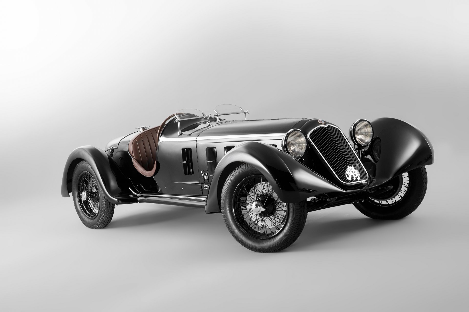 alfa romeo 6c 1750 ss 1929 alfa romeo retro anteriore sfondo