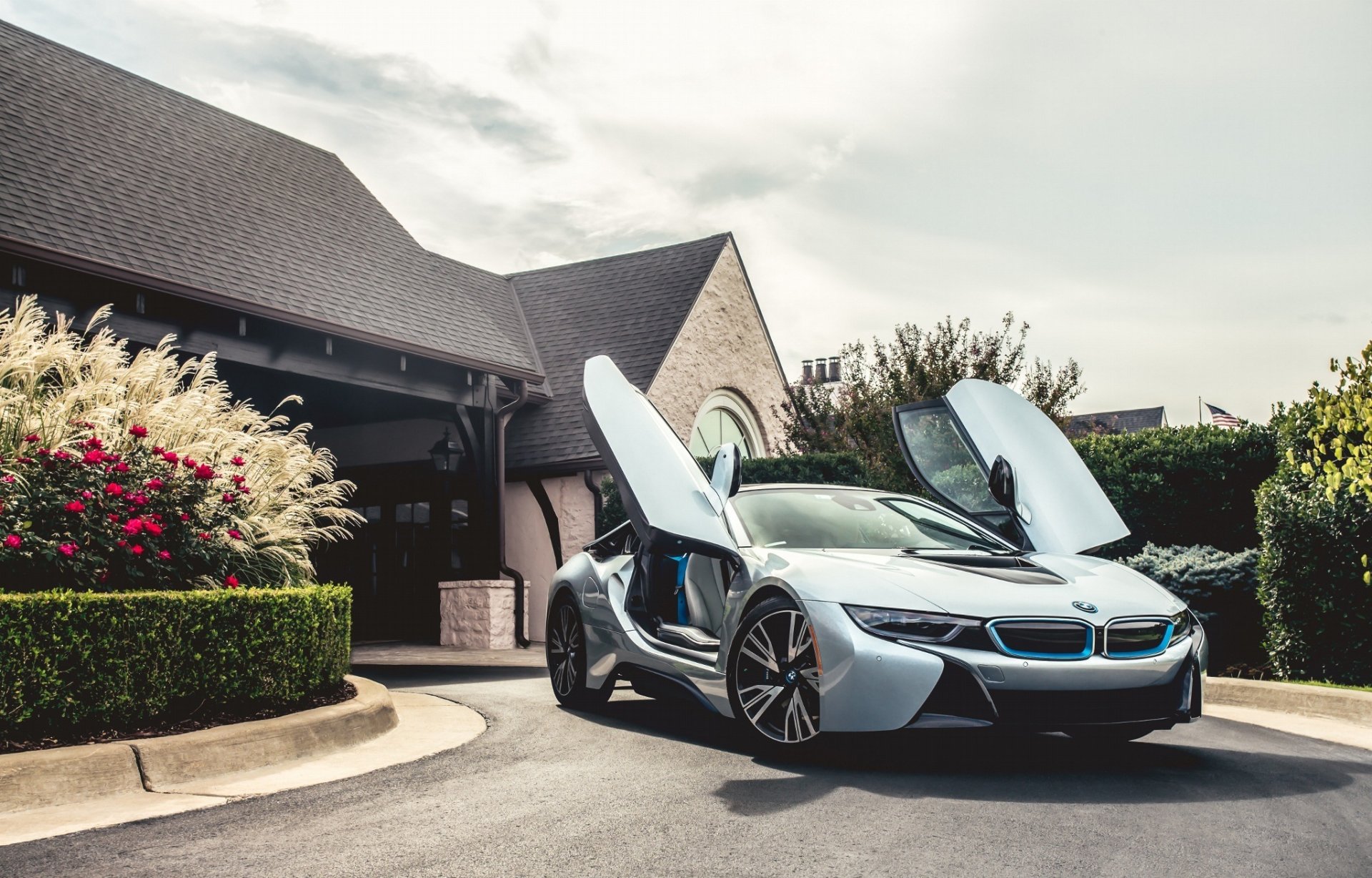 bmw i8 silber hybrid herrenhaus