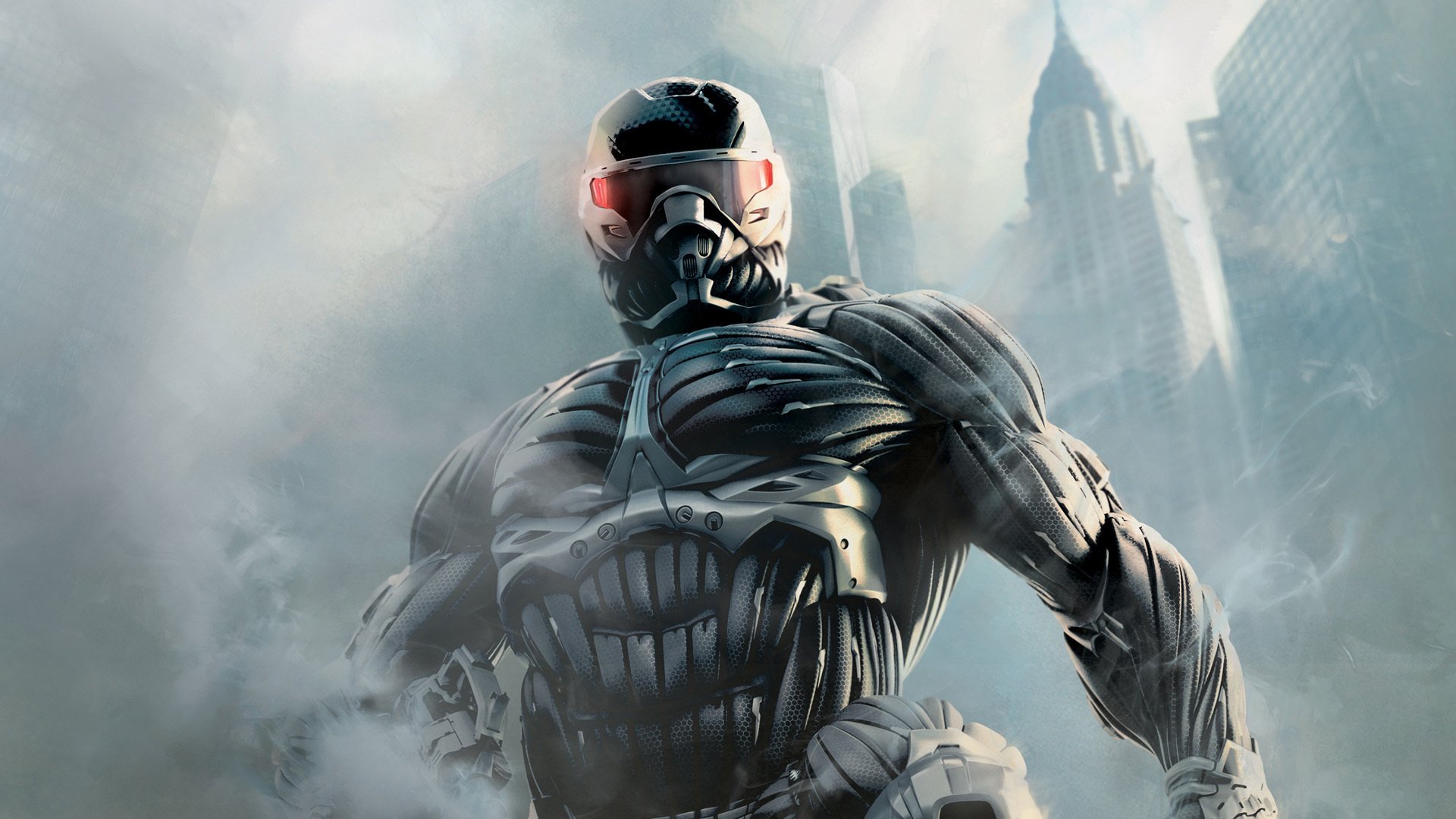 дым crysis 2 кризис город crytek фильмы роботы