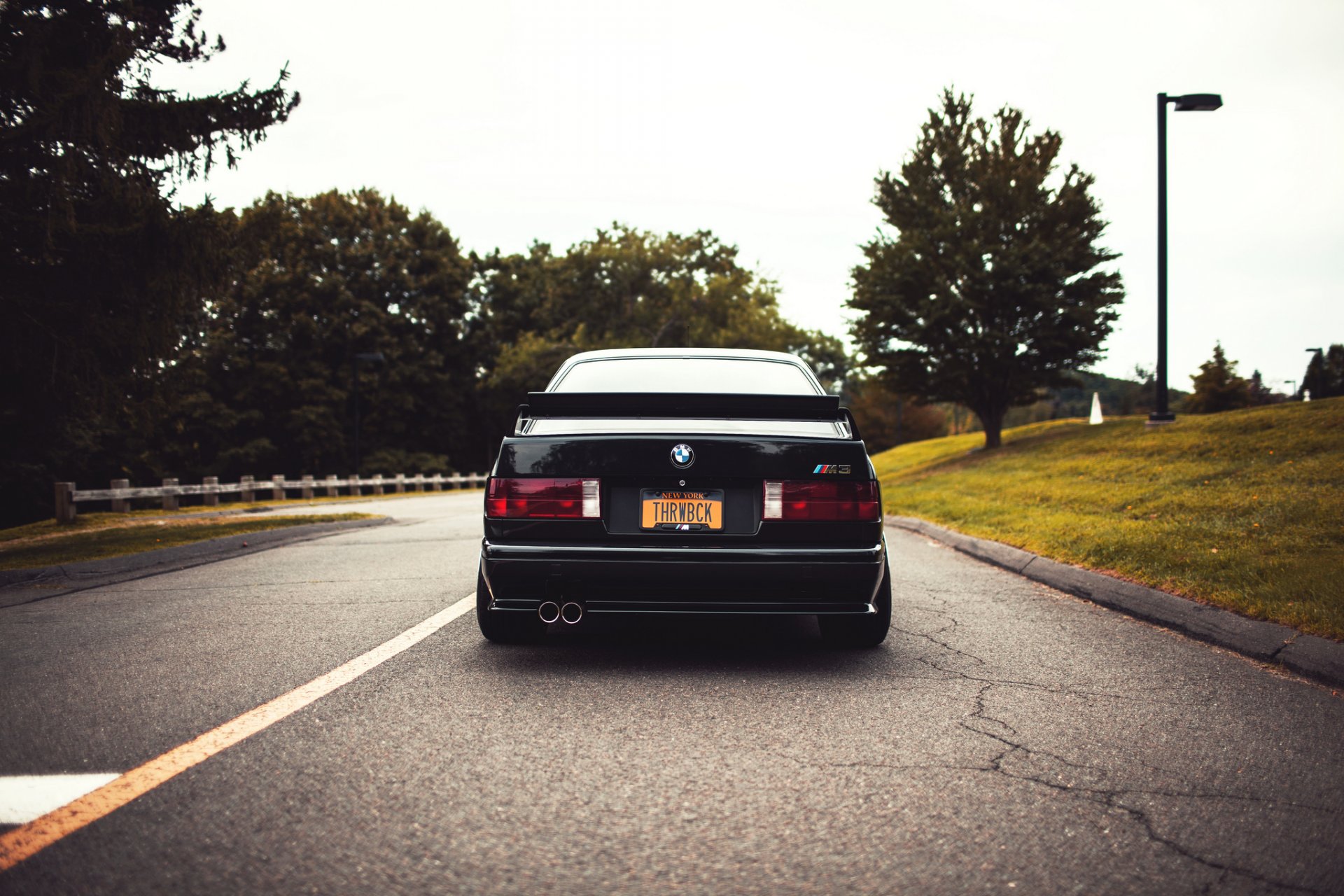 bmw e30 m3 black tuning bmw road