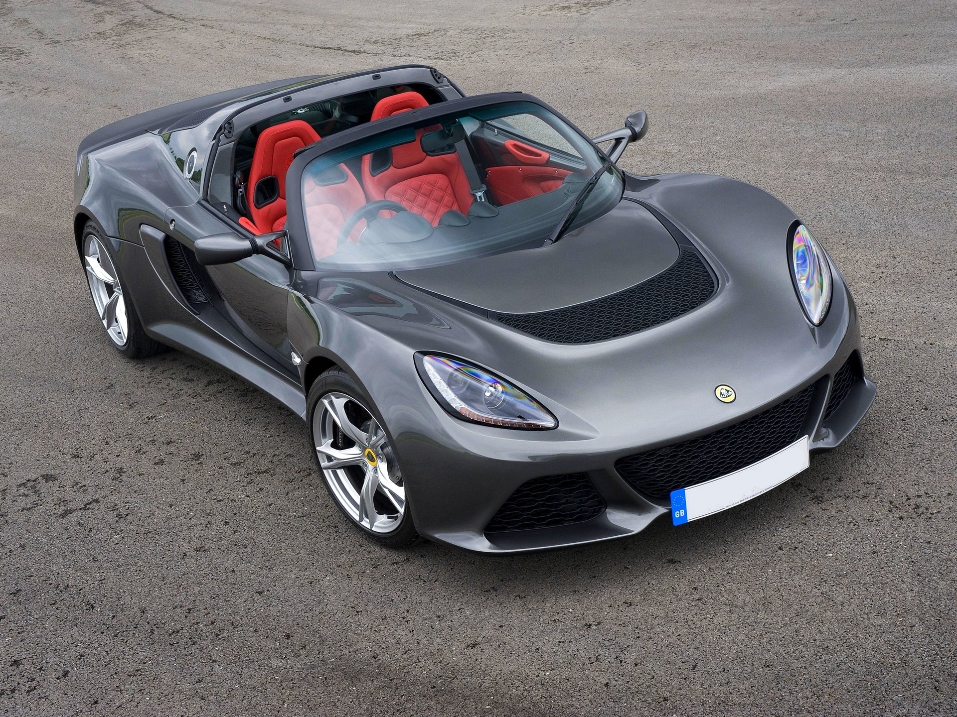 lotus exige roadster voiture papier peint convertible voiture lotus gris