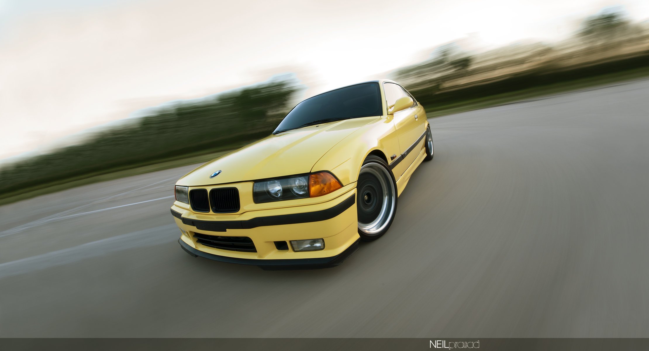 bmw e36 m3 serie 3 bmw triple coupé coche deportivo amarillo baviera alemania amarillo auto coche faros velocidad movimiento reversión automóviles automóviles vehículos de motor