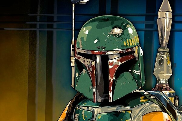 Boba Fett from the movie Star Wars