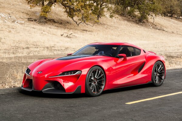 Toyota ft-1 - concepto de velocidad y belleza