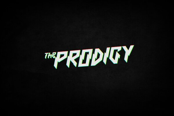 The name of the Prodigi music group on a black background