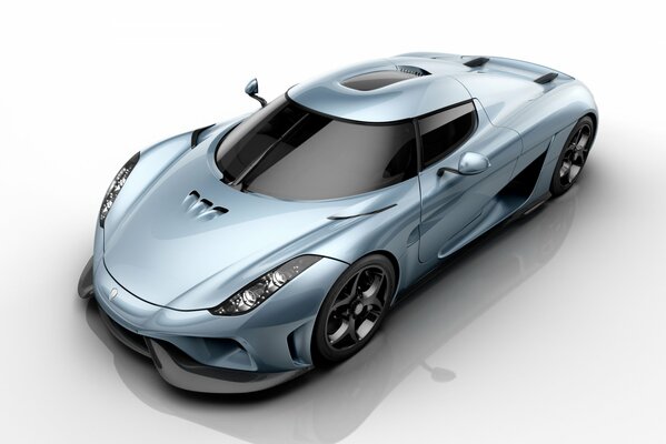 Piękny samochód koenigsegg regera 2015