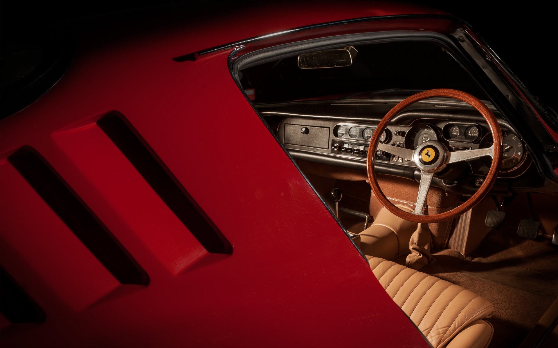 ferrari 275 gtb vintage classic interior