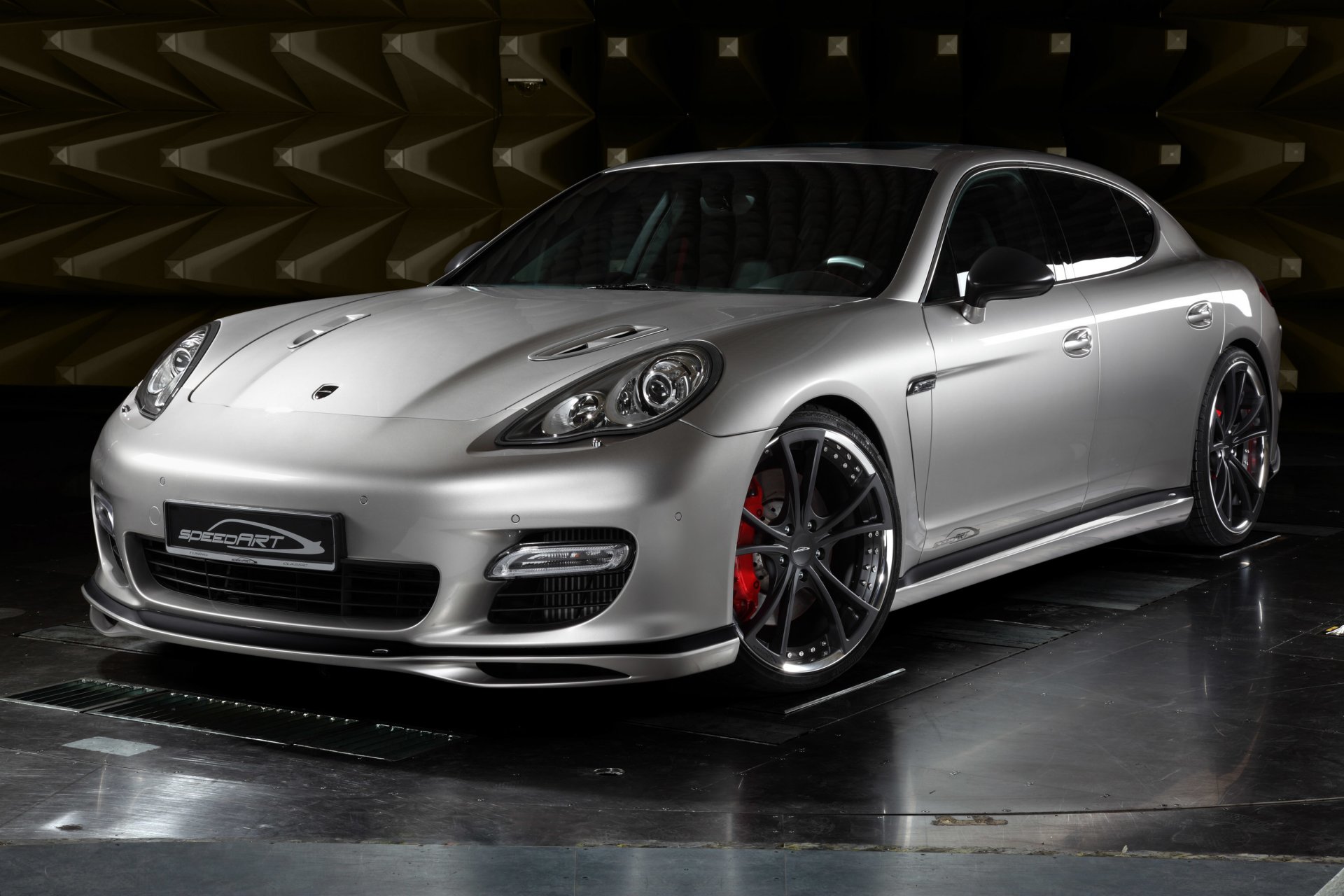 porsche panamera серебряный speedart порше панамера серебро тюнинг