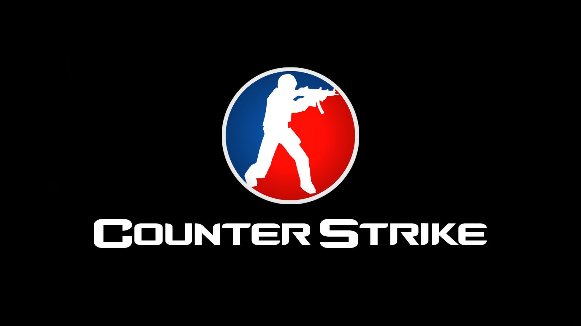 imagen contra counter strike cs mp5 juegos clásico juego tirador fondo negro logotipo emblema