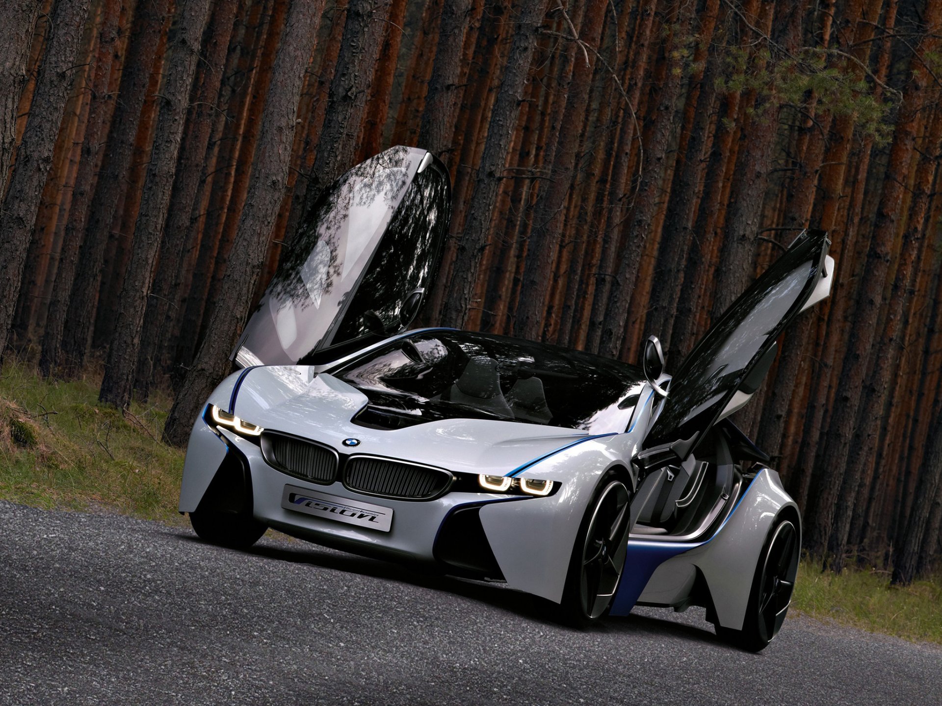 bmw vision efficientdynamics concept concept powerful beautiful front end