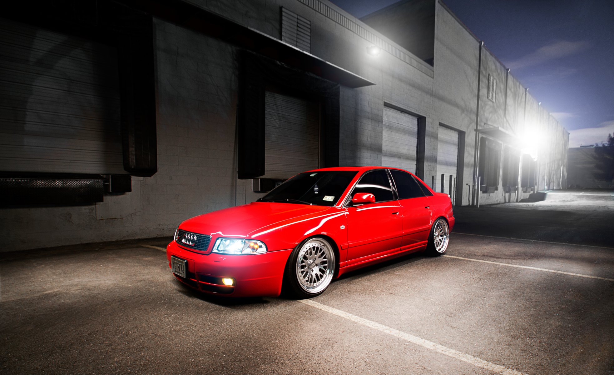 audi a4 rojo posición audi rojo sedán