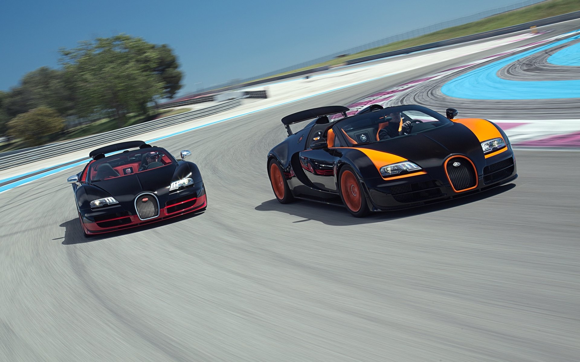 bugatti veyron grand sport roadster vitesse and wrc edition bugatti veyron supercar race track front