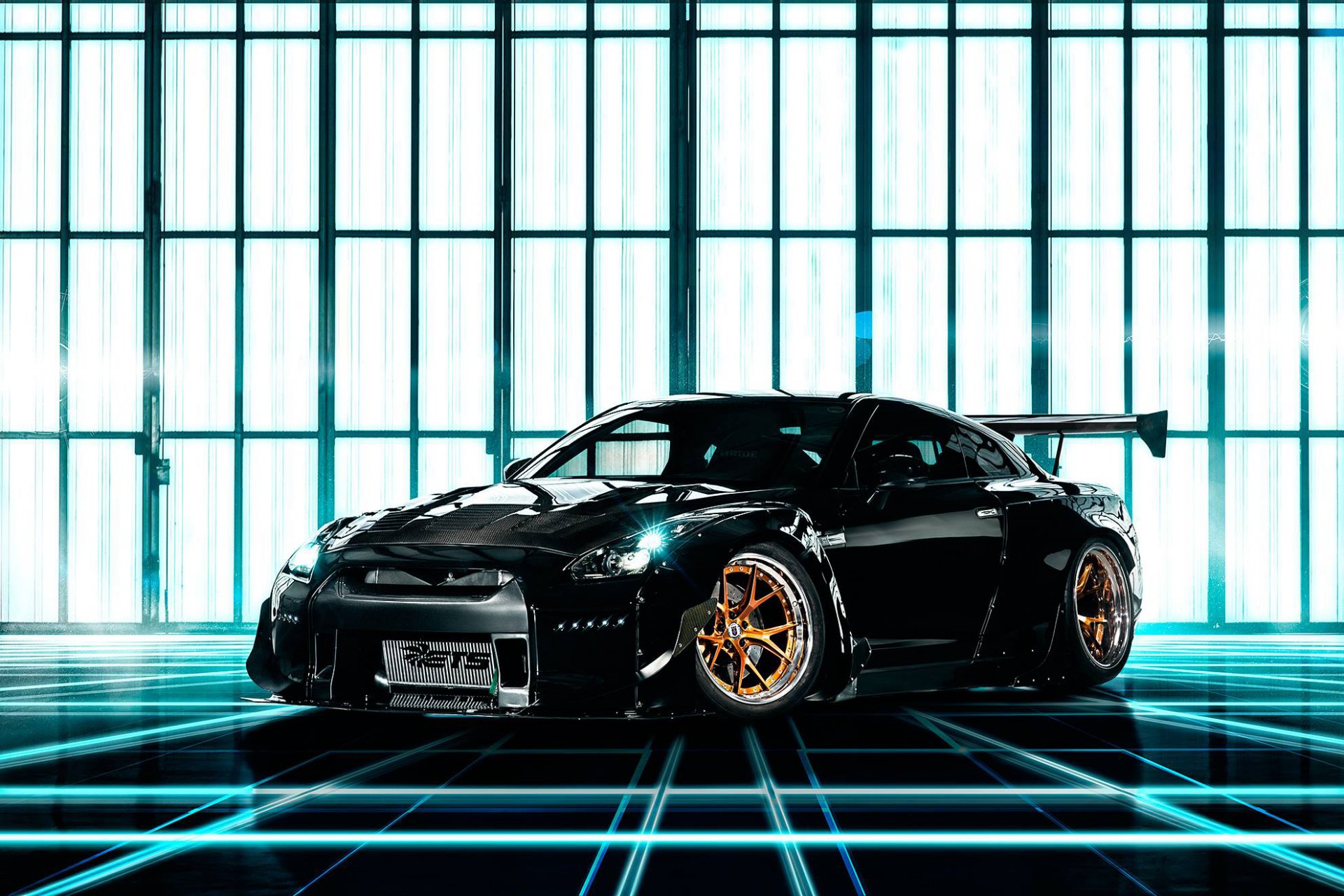 nissan gt-r auto tuning nero